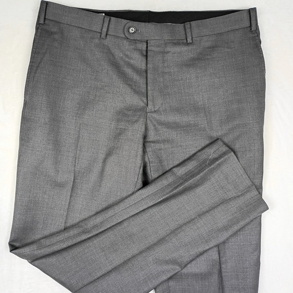 Indochino Other - Indochino Yaletown 52 Mens Grey Dress Pants Flat‎ Front Trousers size 36